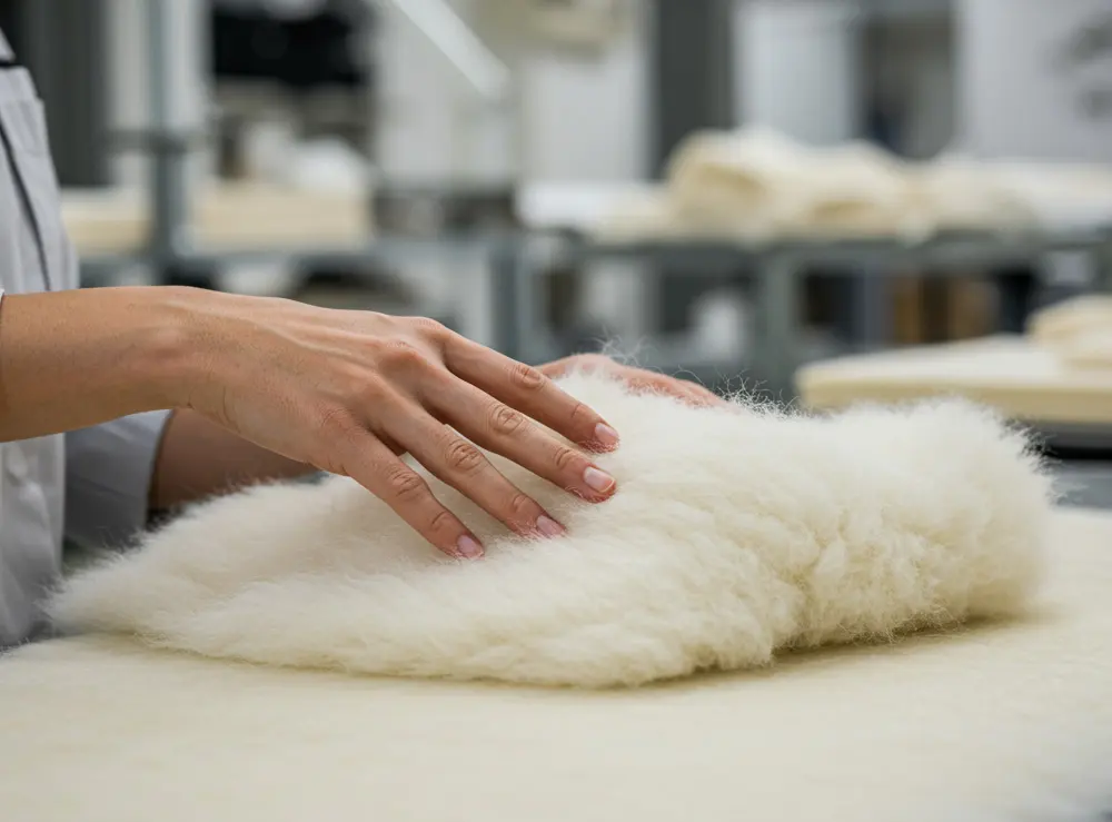 ムートン製品を診断する専門家