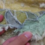 ムートンの革が裂ける