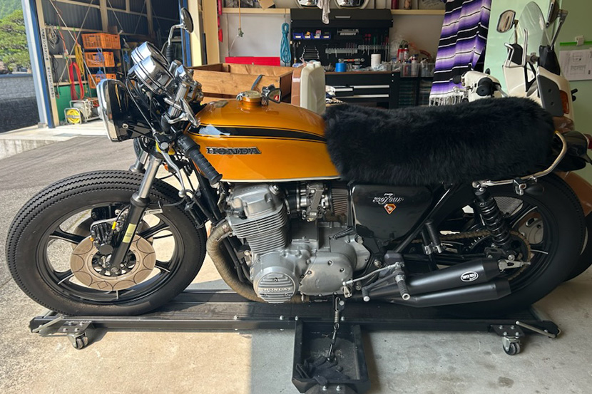 ムートンバイクシートカバー